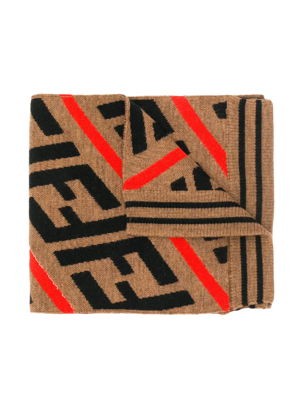 Fendi Kids шарф со сплошным изображением логотипа Fendi Kids шарф со сплошным изображением логотипа