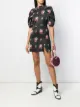 Image 2 of MSGM floral puff sleeve dress