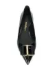Salvatore Ferragamo double bow ballerina shoes