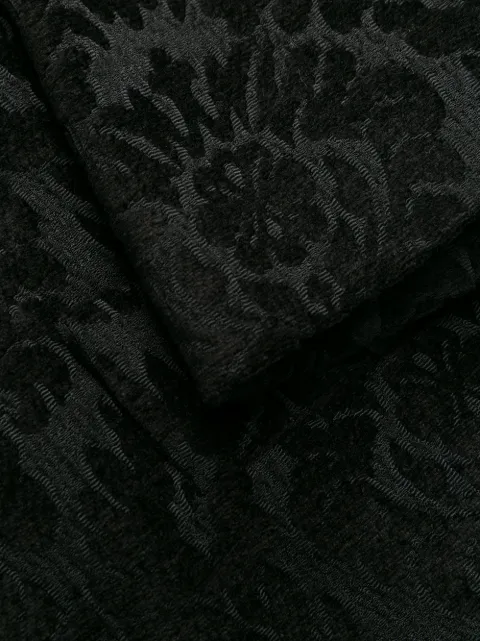 ETRO KRAGENLOSER BROKAT-MANTEL