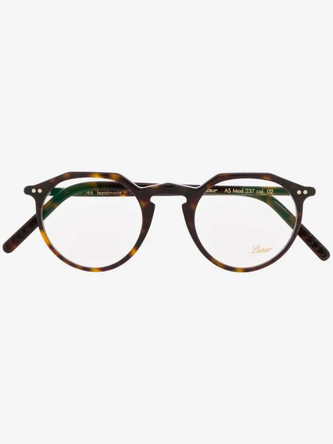 Lunor round frame glasses