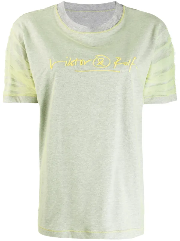 Viktor Rolf Signature Logo T Shirt 372 Buy Online Continuity