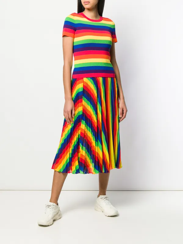 michael kors rainbow skirt