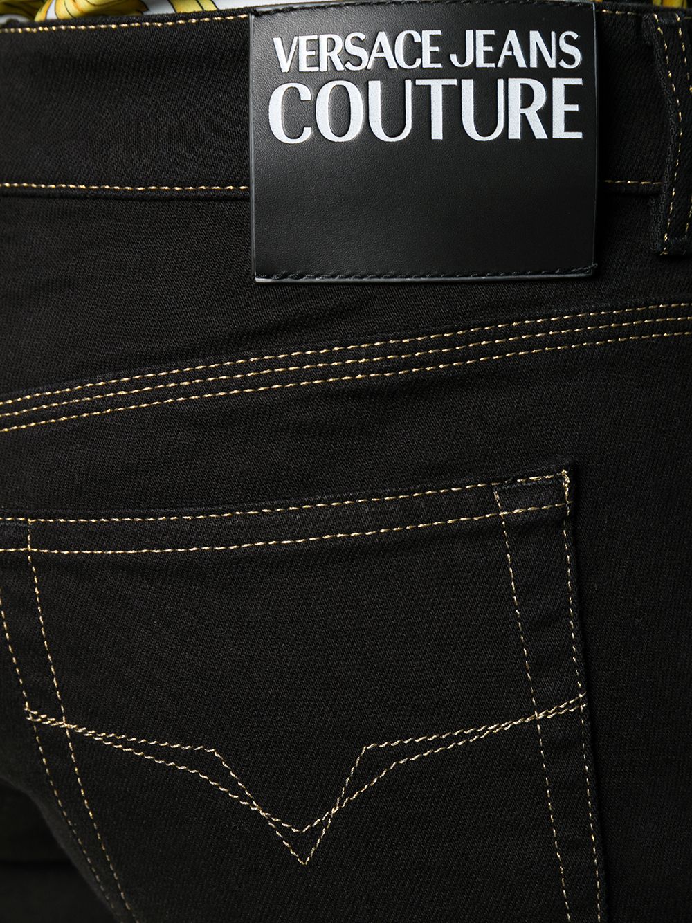 фото Versace jeans couture джинсы с контрастной строчкой