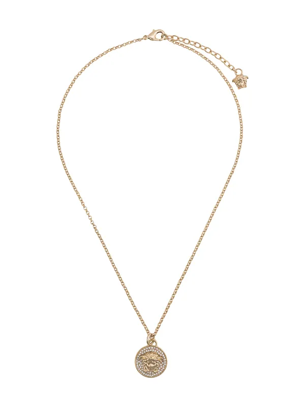 Versace Medusa Pendant Necklace Farfetch Com - Versace Circle Medusa Pendant Necklace Versace Medusa Pendant Necklace Farfetch Com - Versace Circle Medusa Pendant Necklace