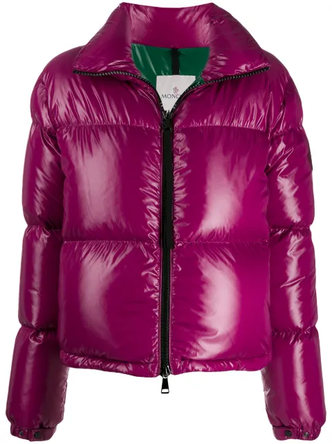 Click to view more detailed imagery on our partner's website Moncler Rimac Nylon LaquÉ Down Jacket In 64b Pink