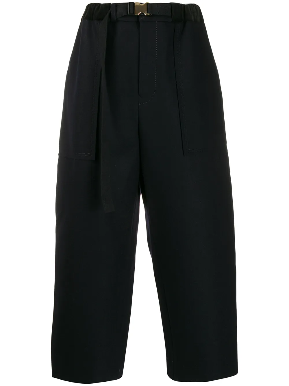 Sacai укороченные брюки Sacai укороченные брюки