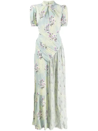 self portrait floral maxi dress