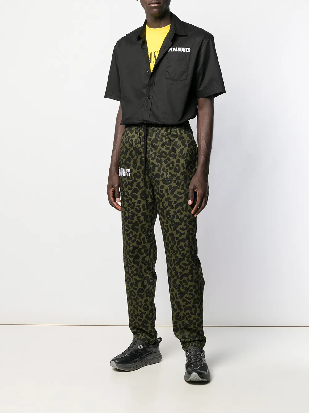 Pleasures leopard print drawstring trousers | Loose Fit Pants | Image 2