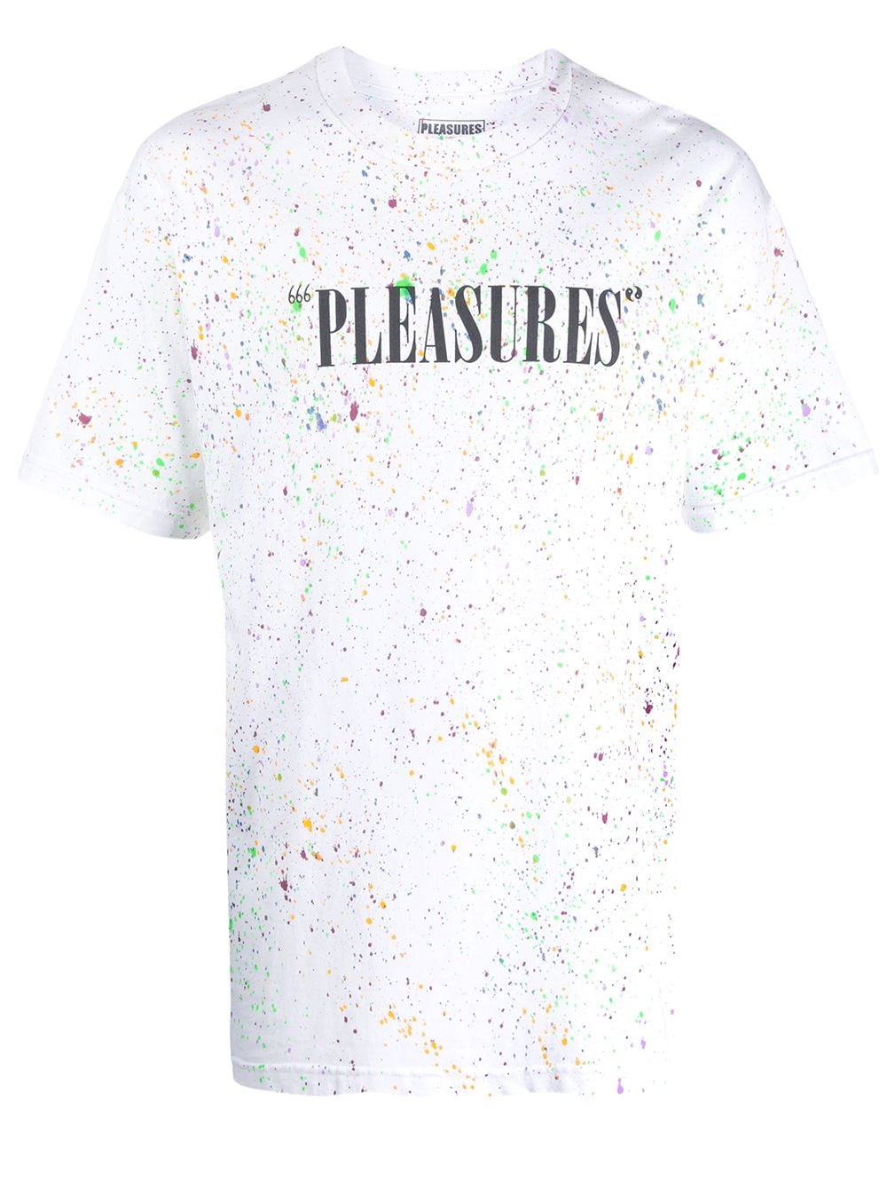фото Pleasures футболка с эффектом разбрызганной краски
