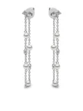 Yoko London 18kt white gold Trend diamond and pearl earrings - Silver