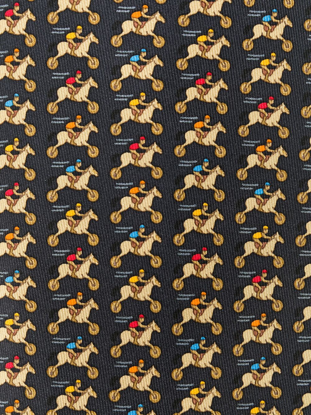 Hermès '2000s Rocking Horse Pattern Tie - Farfetch