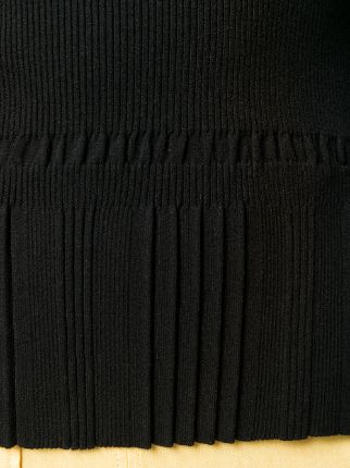 ribbed knit sweater展示图