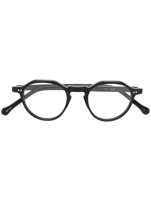 Lesca round frame glasses