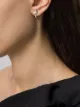 Image 2 of Yoko London 18kt white gold Trend freshwater pearl and diamond earrings