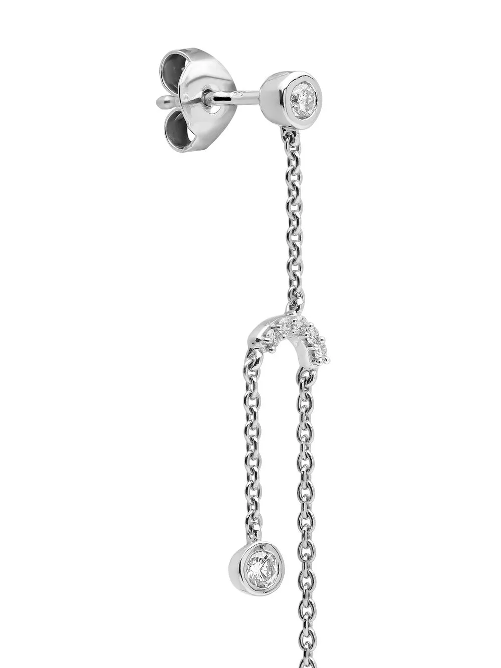 Shop Yoko London 18kt White Gold Trend Freshwater Pearl And Diamond Earrings In 7