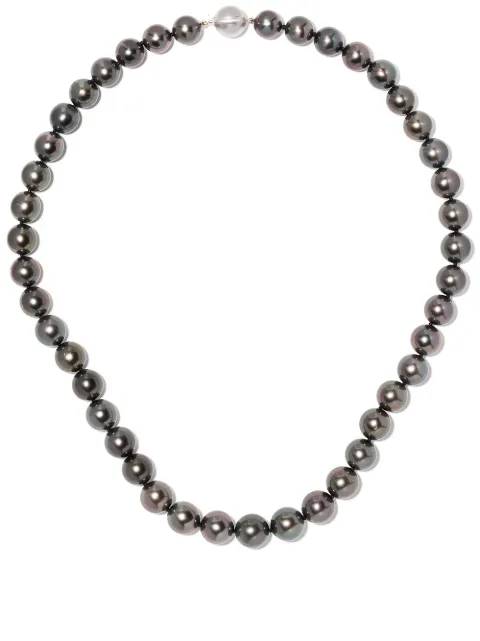 Yoko London 18kt white gold Classic Tahitian pearl necklace