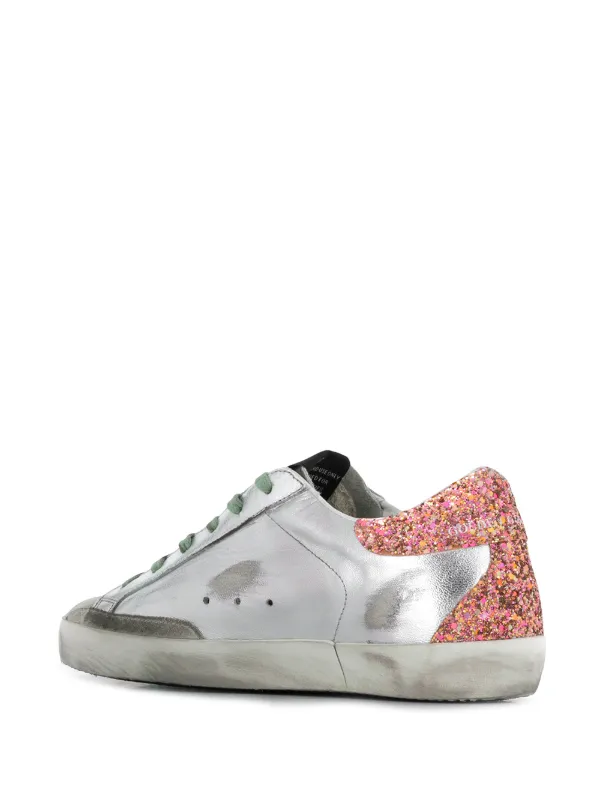 golden goose glitter heel