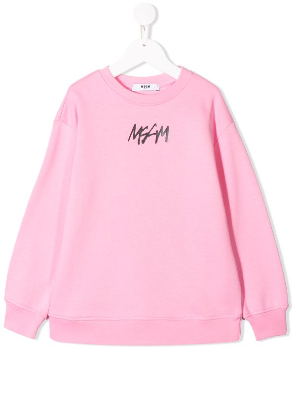 msgm pink sweatshirt