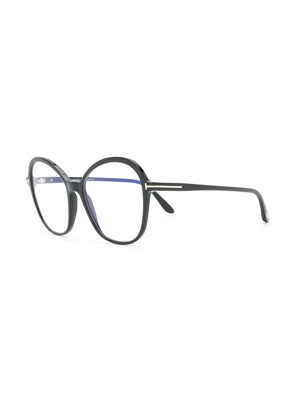 TOM FORD Eyewear Bril met rechthoekig montuur Zwart