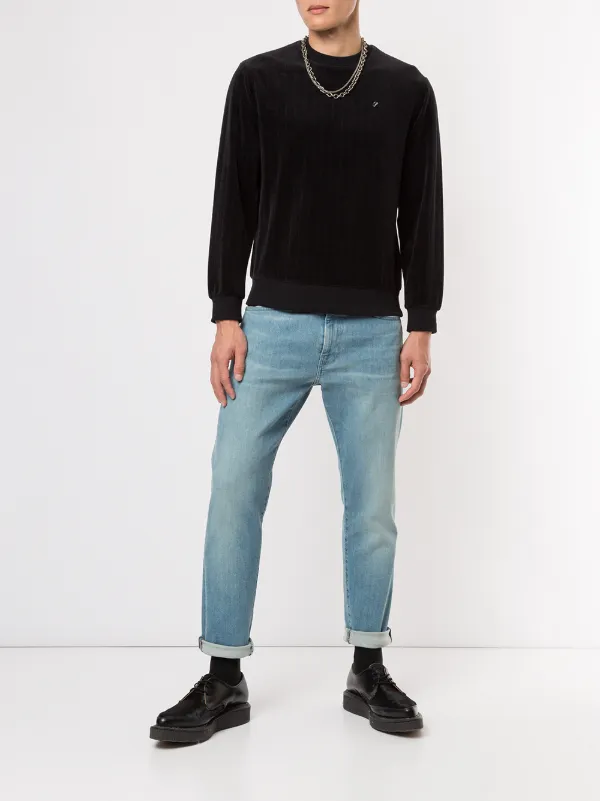 supreme velour crewneck