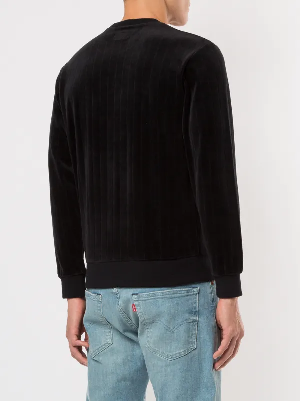 supreme velour crewneck