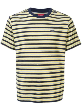supreme multi stripe terry tee