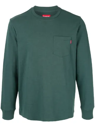 supreme long sleeve pocket tee