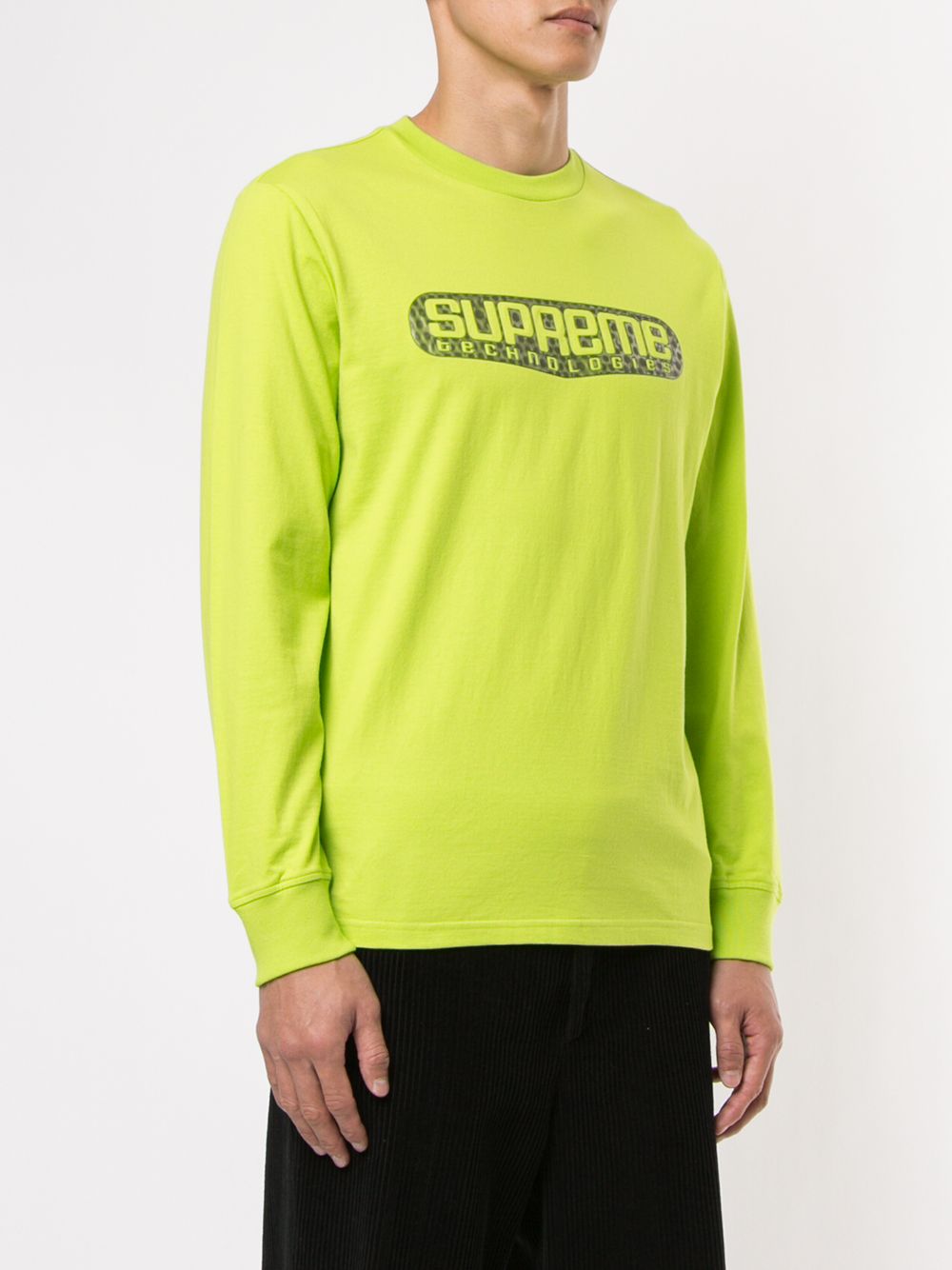 Neon green outlet supreme shirt