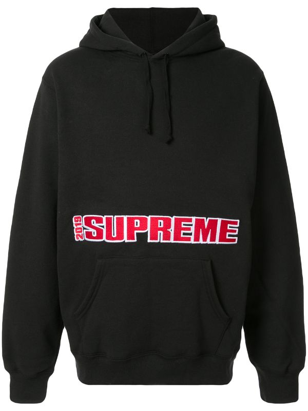 supreme box logo hoodie black neon