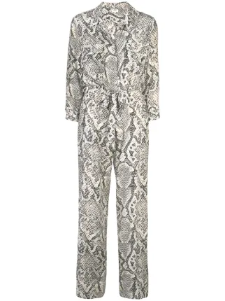 jumpsuit snake print
