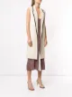 Hermès pre-owned cashmere sleeveless midi jacket