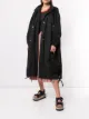 Image 2 of Sonia Rykiel Pre-Owned hooded drawstring midi coat