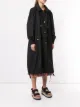 Sonia Rykiel Pre-Owned hooded drawstring midi coat