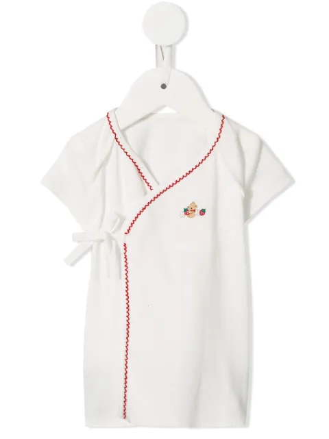 familiar wrap T-shirt