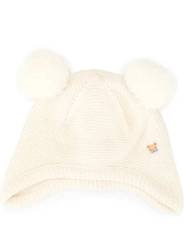double pom pom hat