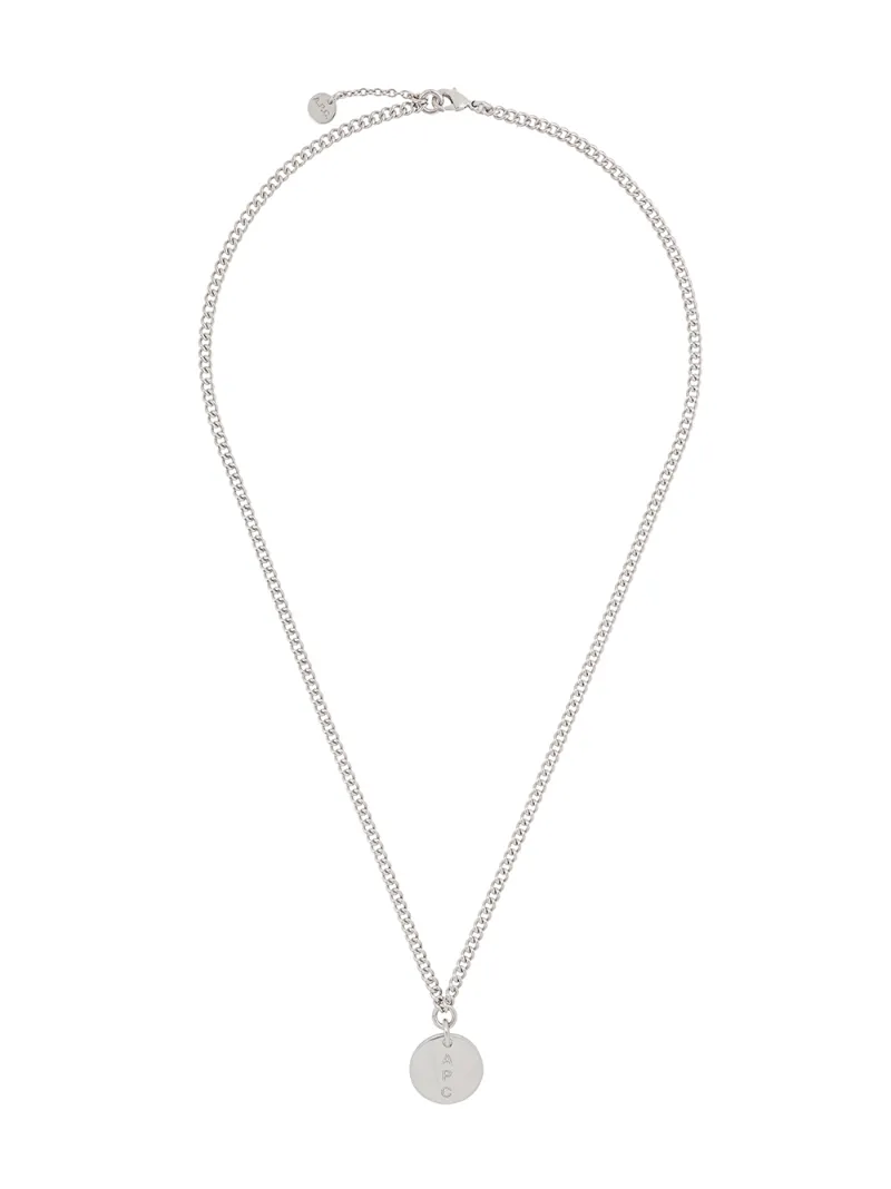A.P.C. колье с подвеской-логотипом