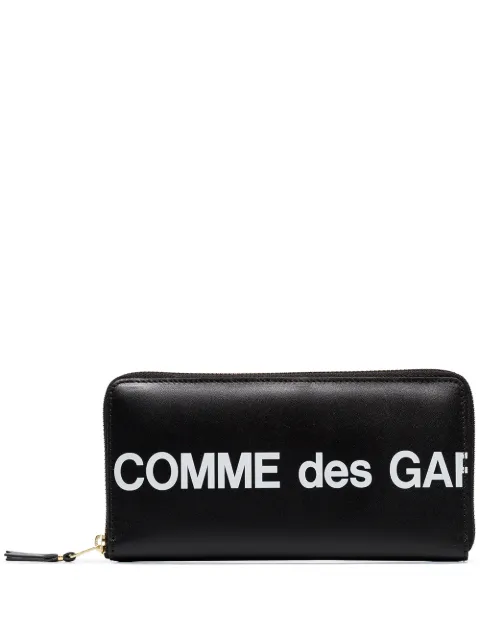 Comme Des Garçons Wallet logo-print continental wallet
