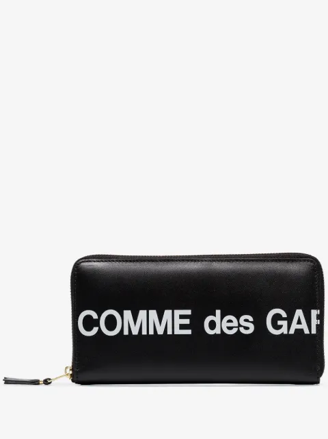 Comme Des Garçons Wallet Huge Logo leather wallet
