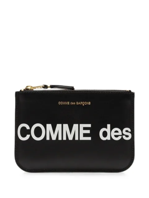 Comme Des Garçons Wallet Huge logo leather wallet