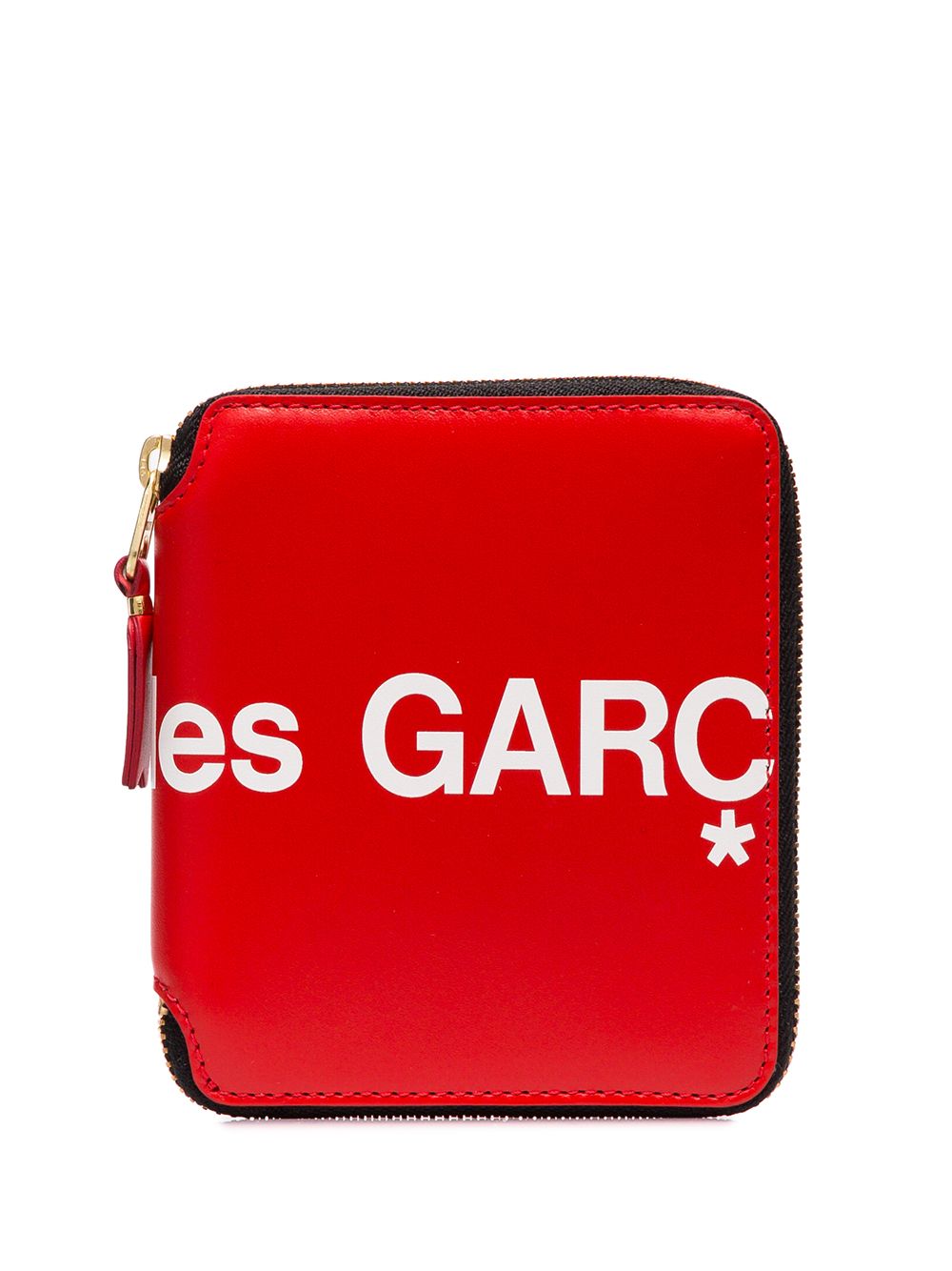 фото Comme des garçons wallet кошелек на молнии с логотипом