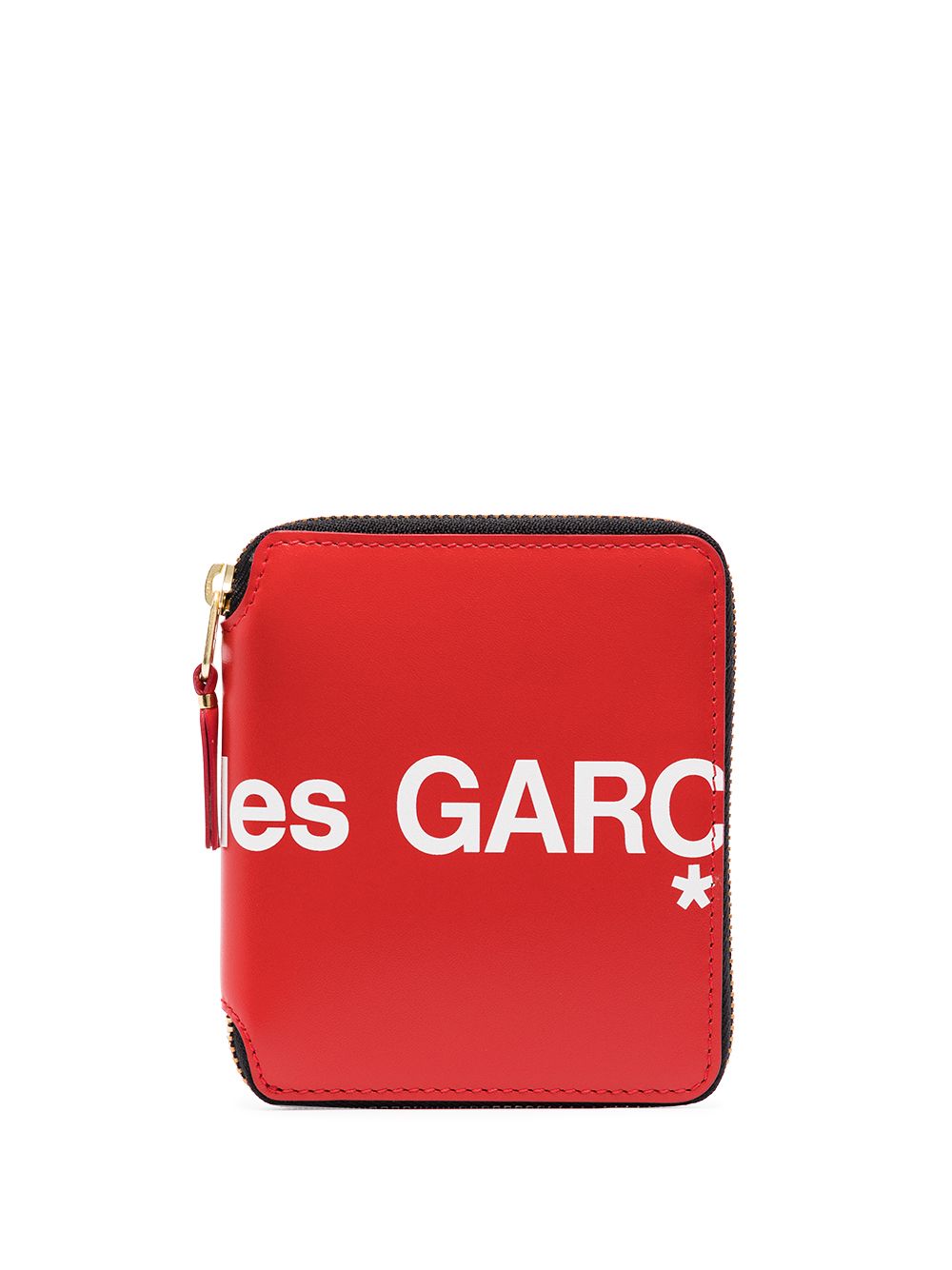 фото Comme des garçons wallet кошелек на молнии с логотипом