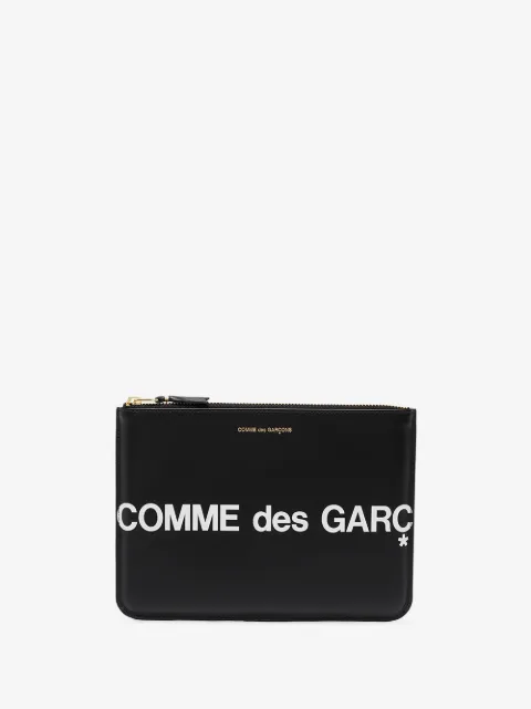 Comme Des Garçons Wallet cartera con logo grande