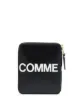 Image 2 of Comme Des Garçons Wallet logo-print zip-fastening wallet