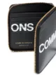 Comme Des Garçons Wallet logo-print zip-fastening wallet