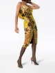 Versace فستان بطبعة الباروك