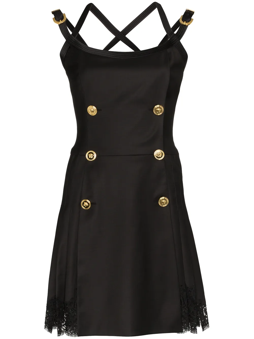 Versace Dresses double-breasted mini dress