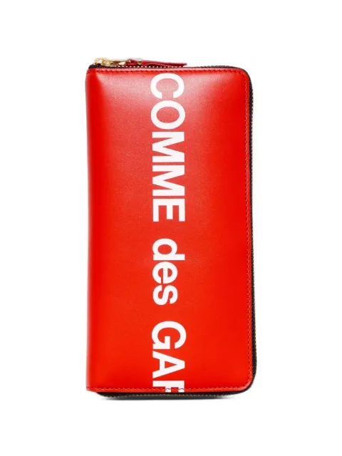 Comme Des Garçons Wallet logo-print continental wallet