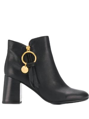 see by chloe ankle boots black