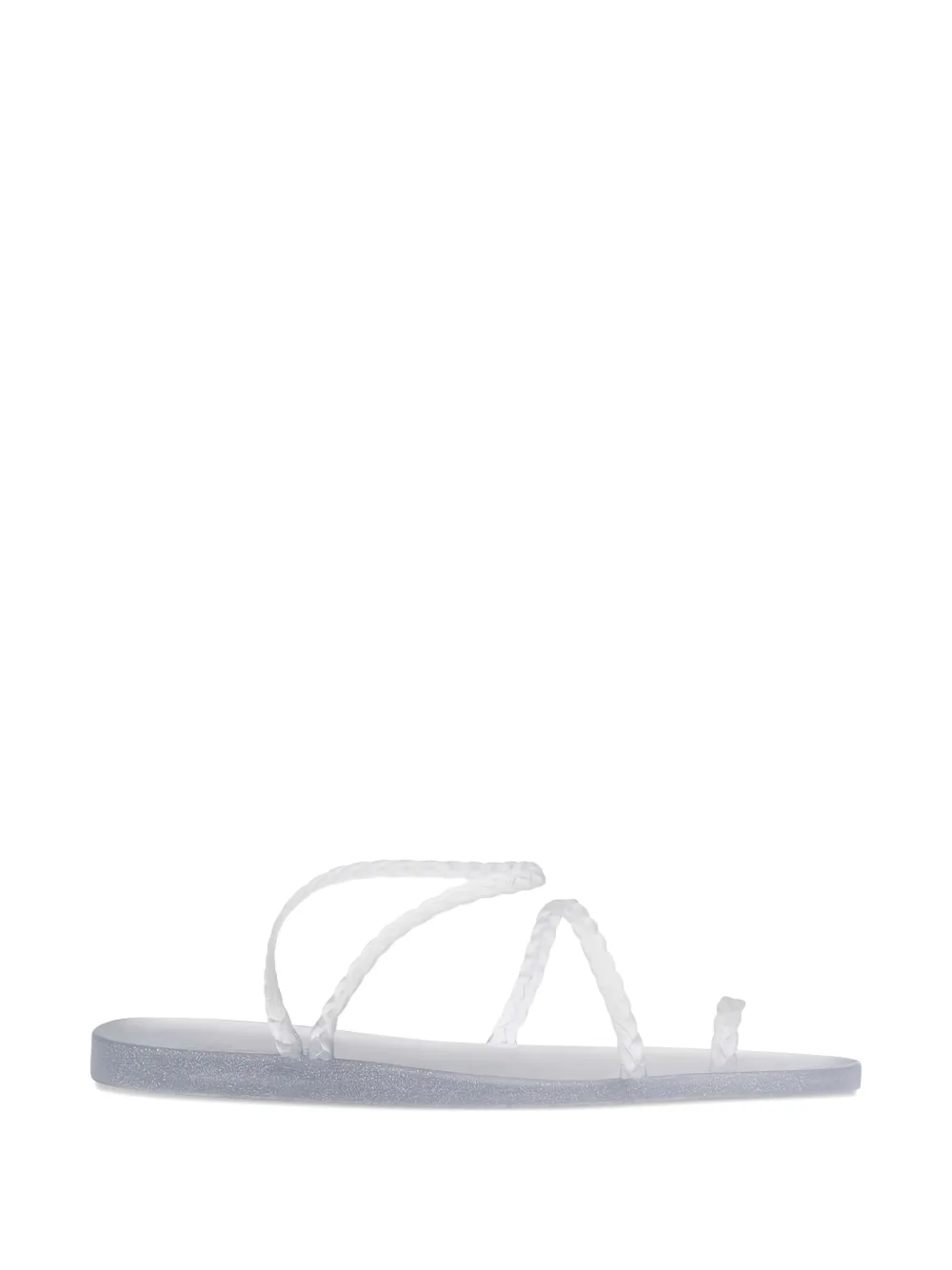 Ancient Greek Sandals Sandali Eleftheria con glitter - Bianco